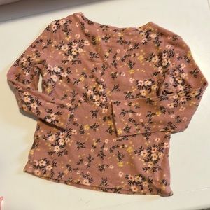 Toddler long sleeve waffle shirt